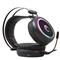 RAMPAGE STORMY RGB vezetékes headset (7.1, USB, hangerőszabályzó, nagy-párnás, 2m kábel, fekete) RAMPAGE_30505 small