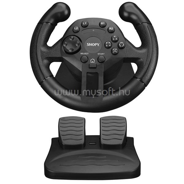 RAMPAGE Gamer kormány - Snopy SG-37C3  (PS3/PC, pedálszett)