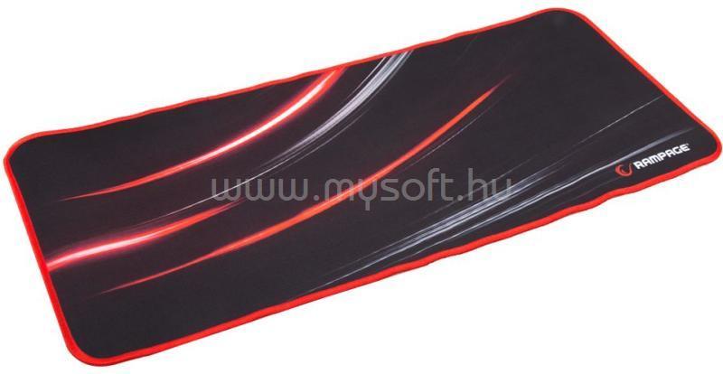 RAMPAGE Mouse Pad L Gaming Pad Black/Red (300x700x3)
