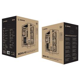 RAMPAGE NOVA V2  fehér (táp nélküli) ATX ház RAMPAGE_43467 small