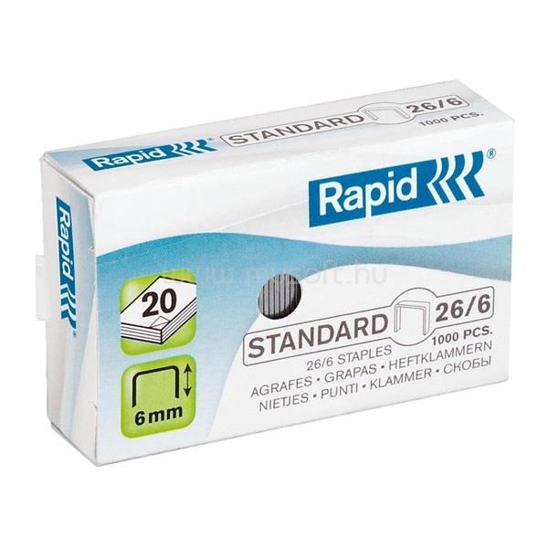 RAPID Standard 26/6 1000db/doboz fűzőkapocs