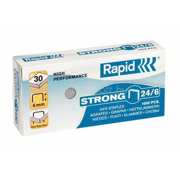 RAPID Strong 24/6 1000db/doboz fűzőkapocs