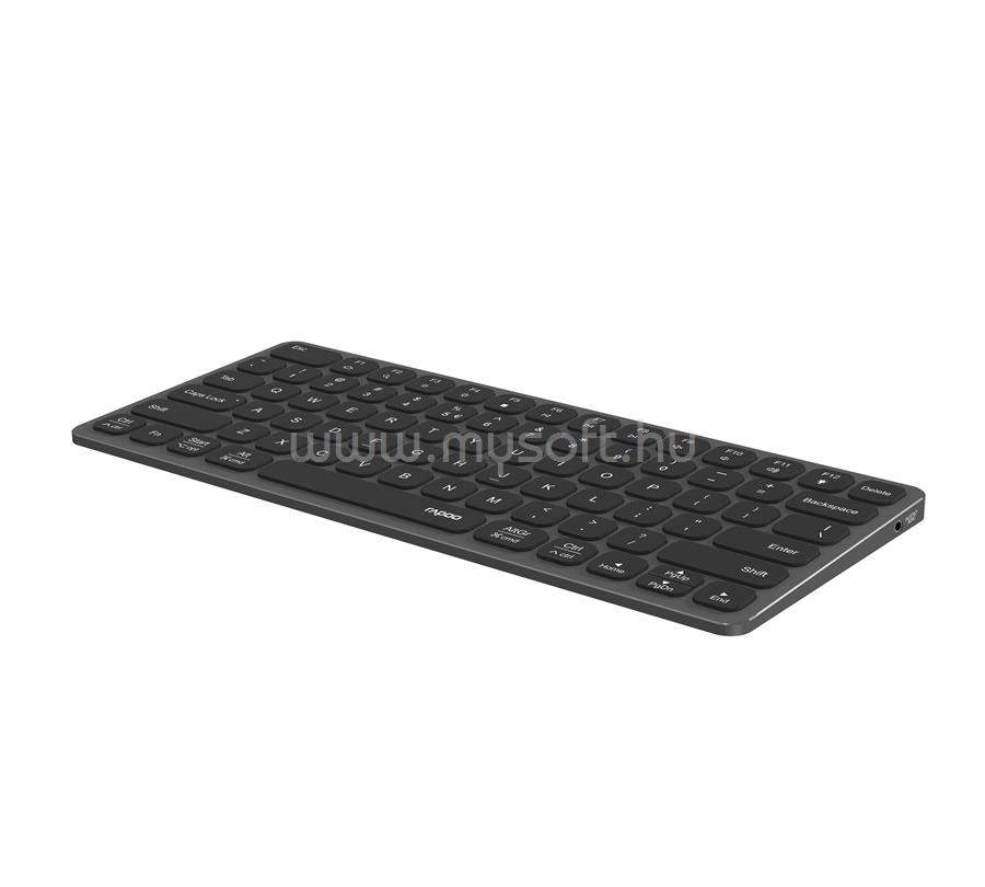 RAPOO UCK-6001 vezetékes billentyűzet (magyar, fekete) + 8-in-1 USB-C HUB