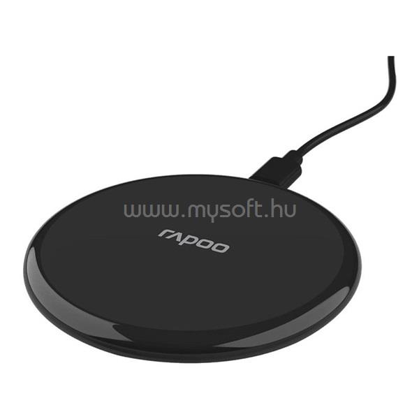 RAPOO XC105 10W fekete vezeték nélküli mobiltelefon töltő