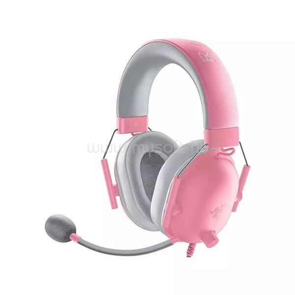 RAZER BlackShark V2 gamer headset (rózsaszín)