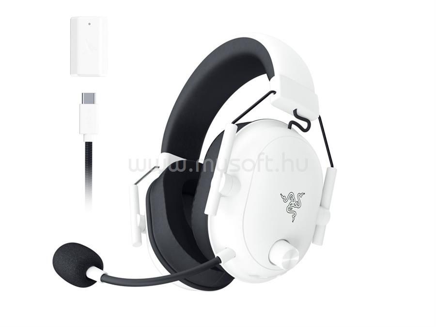 RAZER BlackShark V2 HyperSpeed vezeték nélküli gamer headset (fehér)