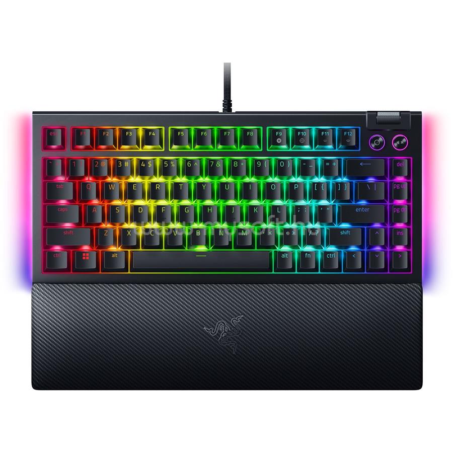RAZER BlackWidow V4 75% vezetékes billentyűzet angol lokalizáció (fekete)