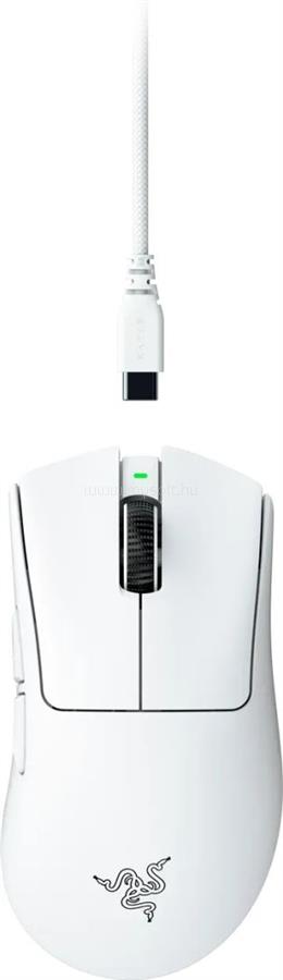 RAZER DeathAdder V4 Pro vezetékes / vezeték nélküli gamer egér (fehér)