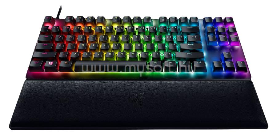 RAZER Huntsman V2 Tenkeyless (Purple Switch) gamer vezetékes billentyűzet angol lokalizáció (fekete)