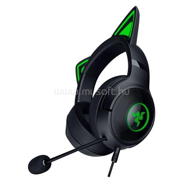 RAZER Kraken Kitty V2 USB gamer headset (fekete)