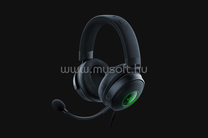 RAZER Kraken V3 Hypersense vezetékes gamer headset