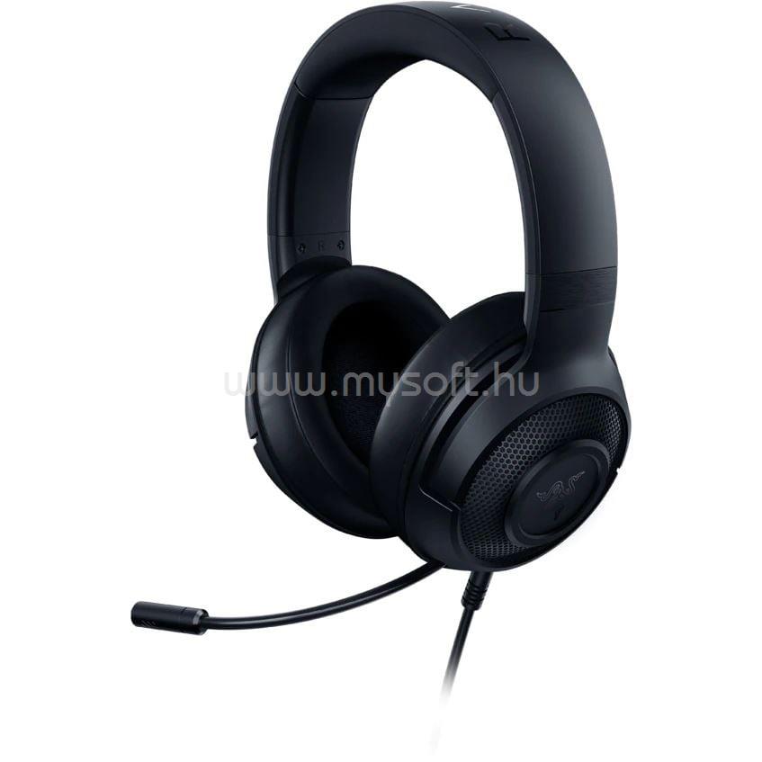 RAZER Kraken X Lite vezetékes gamer headset (fekete)