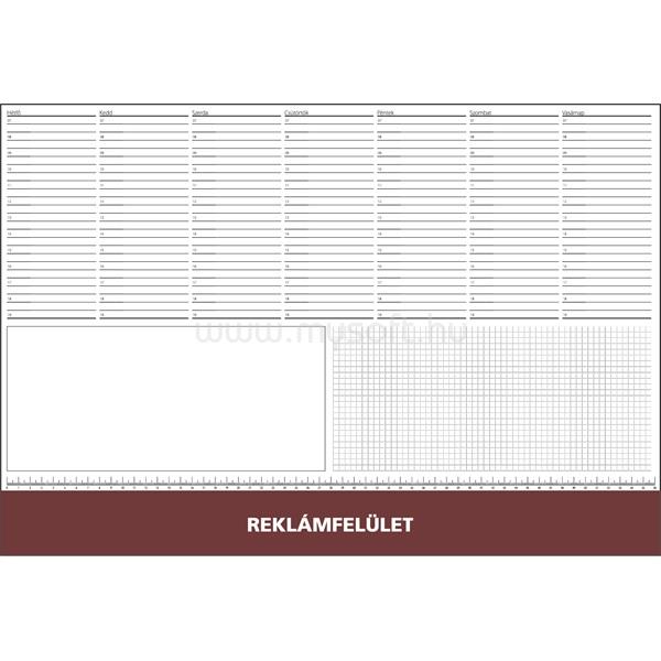 REALSYSTEM 2023-as 7141-09 bordó asztali könyöklő