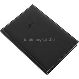REALSYSTEM 2023-as Bolero 5322-11 A5 napi beosztású fekete határidőnapló 5322-11 small