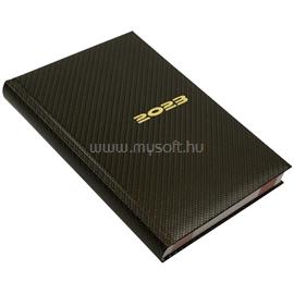 REALSYSTEM 2023-as Carbon 5321-82 A5 napi beosztású bronz határidőnapló 5321-82 small