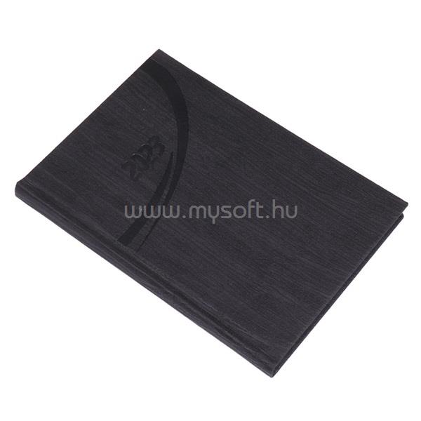 REALSYSTEM 2023-as Fashion 5300-03 grafit A5 heti beosztású határidőnapló