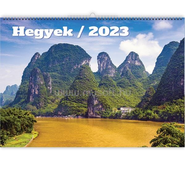REALSYSTEM 2023-as Hegyek 6091-HE falinaptár