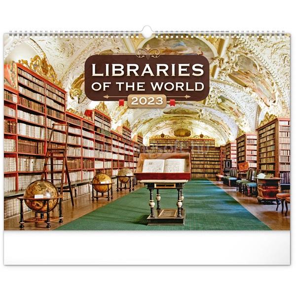 REALSYSTEM 2023-as Libraries of the World 6094 falinaptár