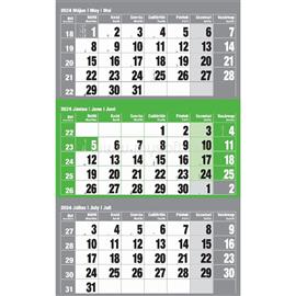REALSYSTEM 2024-es 6061 12lapos zöld speditőr naptár 6061-80 small