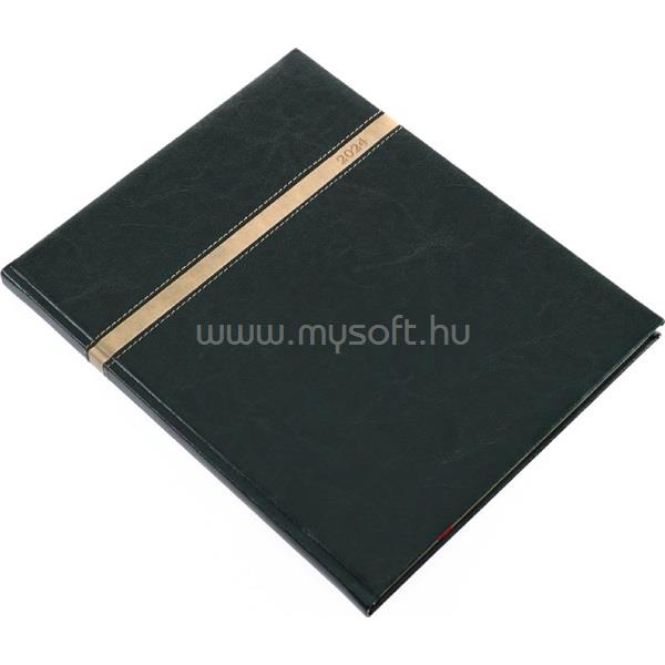 REALSYSTEM 2024-es Business 5214-08 A4 S heti beosztású zöld határidőnapló