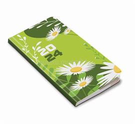REALSYSTEM 2024-es Flexi 5811-83 levendula álló zsebnaptár 5811-83 small