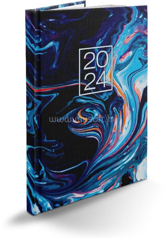 REALSYSTEM 2024-es Picture 5611-64 márvány B5 heti beosztású határidőnapló