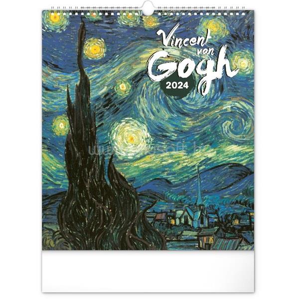 REALSYSTEM 2024-es Vincent van Gogh 6087-VG falinaptár