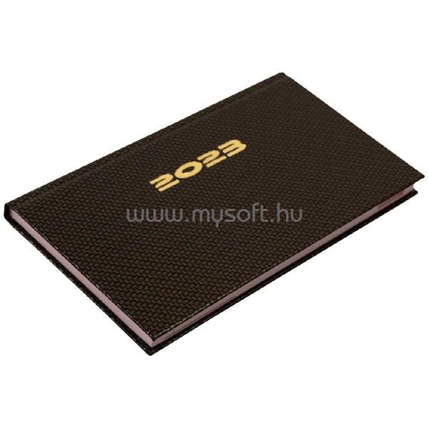 REALSYSTEM 2025 Carbon 5711-82 fekvő bronz zsebnaptár