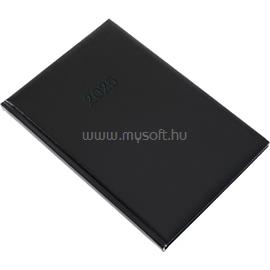 REALSYSTEM 2025 Standard 5611-01 B5 heti beosztású fekete határidőnapló 5611-01 small