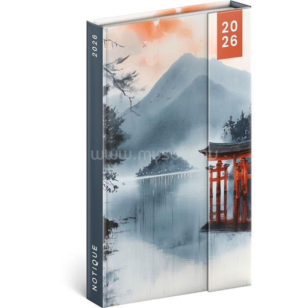 REALSYSTEM 2026 5413 Japan 13x21cm mágneses zsebnaptár