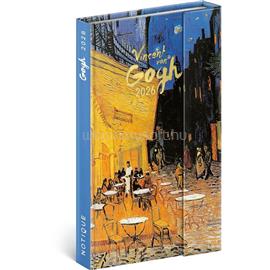 REALSYSTEM 2026 5413 Vincent van Gogh 13x21cm mágneses zsebnaptár 5413-VG small