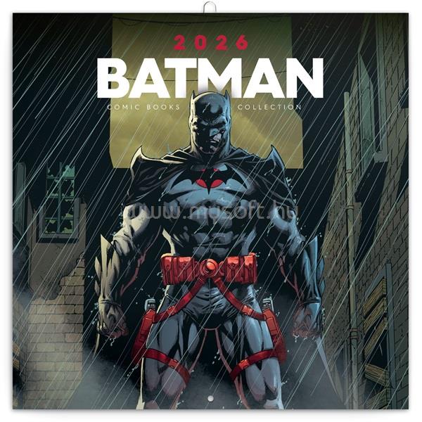 REALSYSTEM 2026 Batman Comics 6096-BC falinaptár