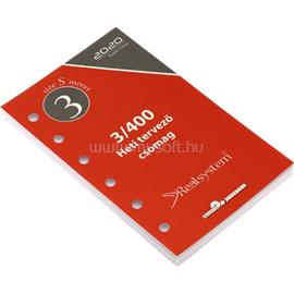 REALSYSTEM 3/400 éves heti beosztású gyűrűs naptár kiegészítő 3400-00 small