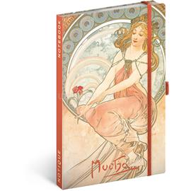 REALSYSTEM Alphonse Mucha 5416 keményfedeles vonalas notesz 5416-AMPA small