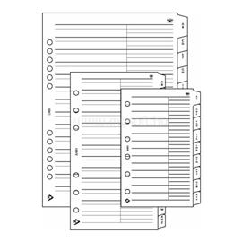 REALSYSTEM Gyűrűs kalendárium utántöltő csomag  2/451 fehér papíros telefon regiszter M mérethez Realsystem REALSYSTEM_46622 small