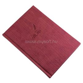 REALSYSTEM Vendégkönyv napló A/4 fehér lapokkal bordó Realsystem REALSYSTEM_51917 small