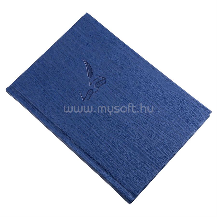 REALSYSTEM Vendégkönyv napló A/4 fehér lapokkal kék Realsystem
