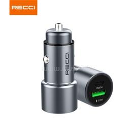 RECCI CHG RCC-P01 Autós töltő USB-C+USB-A 42,5W, fém 6955482570968 small