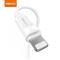RECCI KAB RCL-P100W Lightning-USB kábel, fehér - 1m 6955482576137 small
