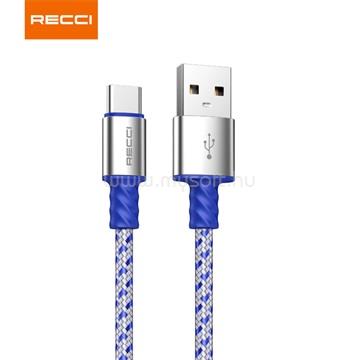 RECCI KAB RTC-N33C TypeC-USB szövet kábel - 2m