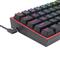 REDRAGON Fizz RGB, wired mechanical keyboard,RGB, red switch Black HU K617-RGB_RED_HU small