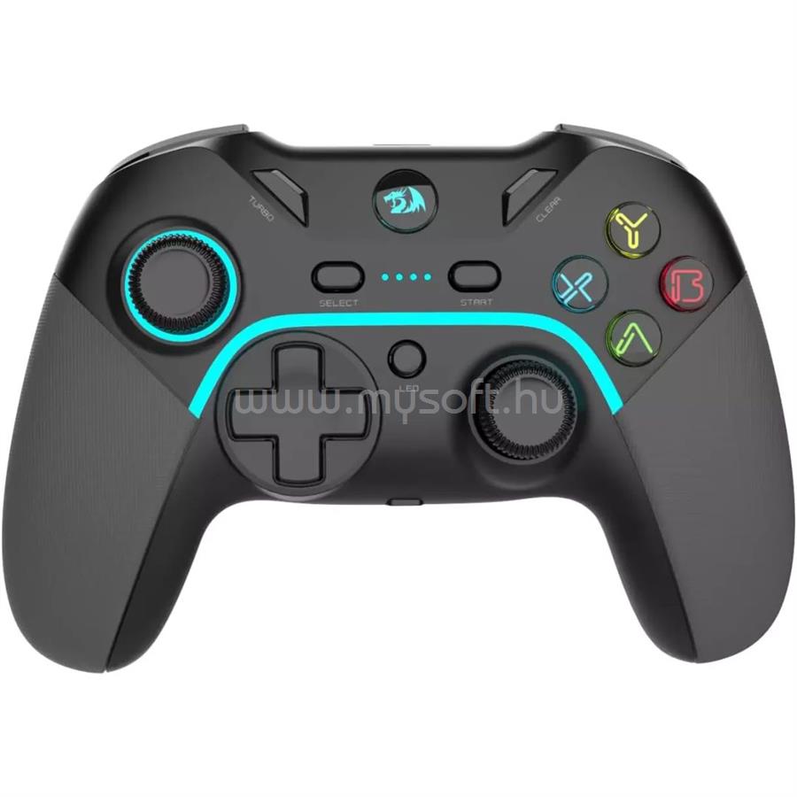 REDRAGON Harrow G808 Pro vezeték nélküli gamepad (fekete)