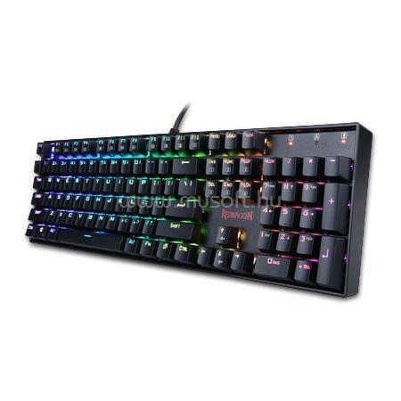 REDRAGON K551 MITRA RGB Red Switch gamer vezetékes billentyűzet (magyar, fekete)