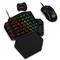 REDRAGON K585 One-handed RGB Gaming Keyboard Blue Switch and M721-Pro Mouse Combo with GA200 Converter for Xbox One/PS4/Switch/PS3/PC Black US K585RGB-BB small