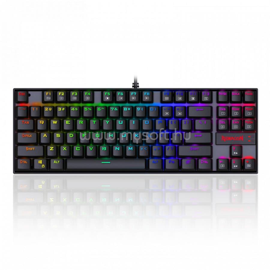 REDRAGON Kumara RGB Backlight Mechanical Gaming Keyboard Brown Switches Black HU