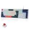 REDRAGON Trundle K668 Meachanical Gaming RGB Keyboard White K668WBO-RGB_RED_HU small