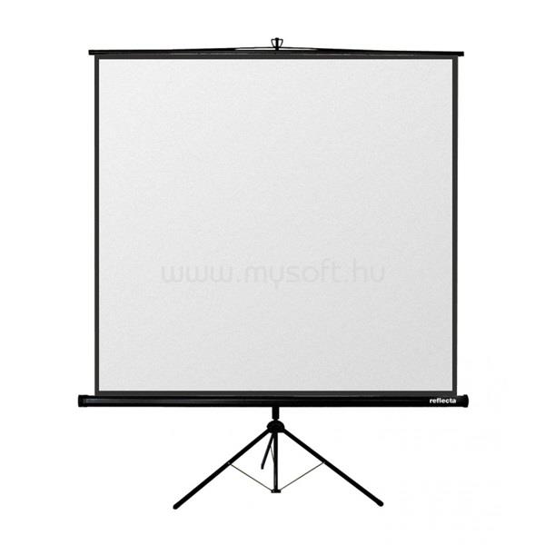 REFLECTA Crystal-Line Tripod 1:1 125cm×125cm hordozható 3 lábú állványos vetítővászon