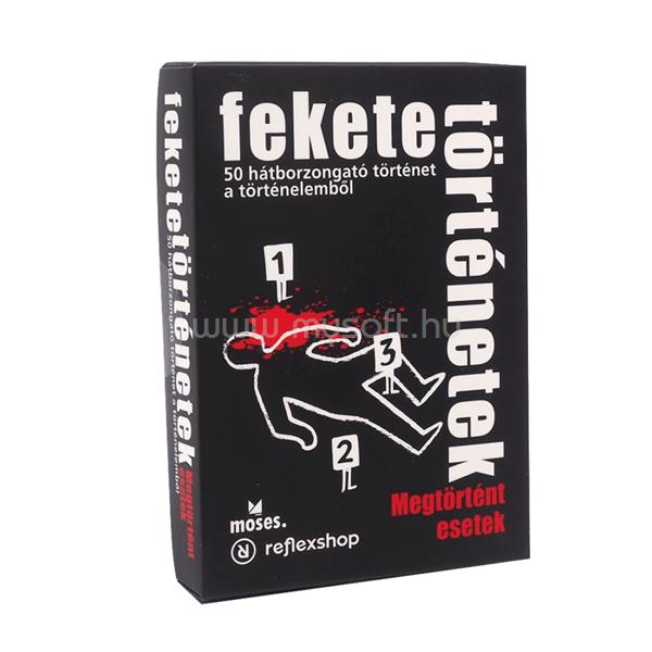 REFLEXSHOP Fekete történetek társasjáték - Megtörtént esetek logisztori rejtvények