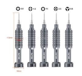 RELIFE RELIFE RL-730A precíziós csavarhúzó készlet 5db Y0.6, 2.5 mm Pinhead, EZÜST RL-730A small
