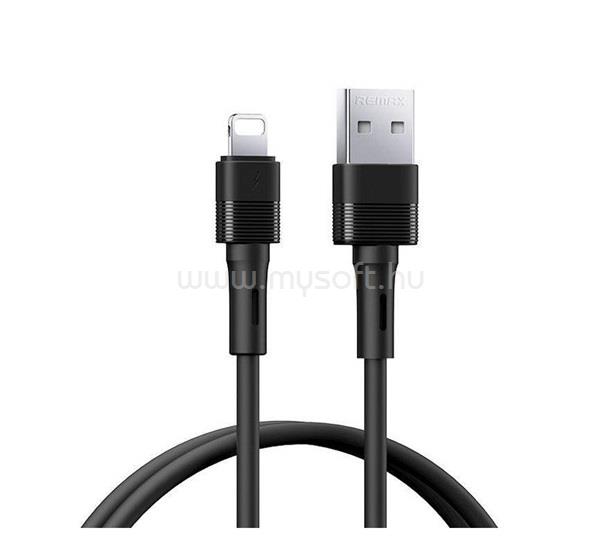 REMAX iPhone 14 Plus / 14 Pro Max / 14 Pro REMAX LEYA adatkábel USB - lightning, 100cm, FEKETE